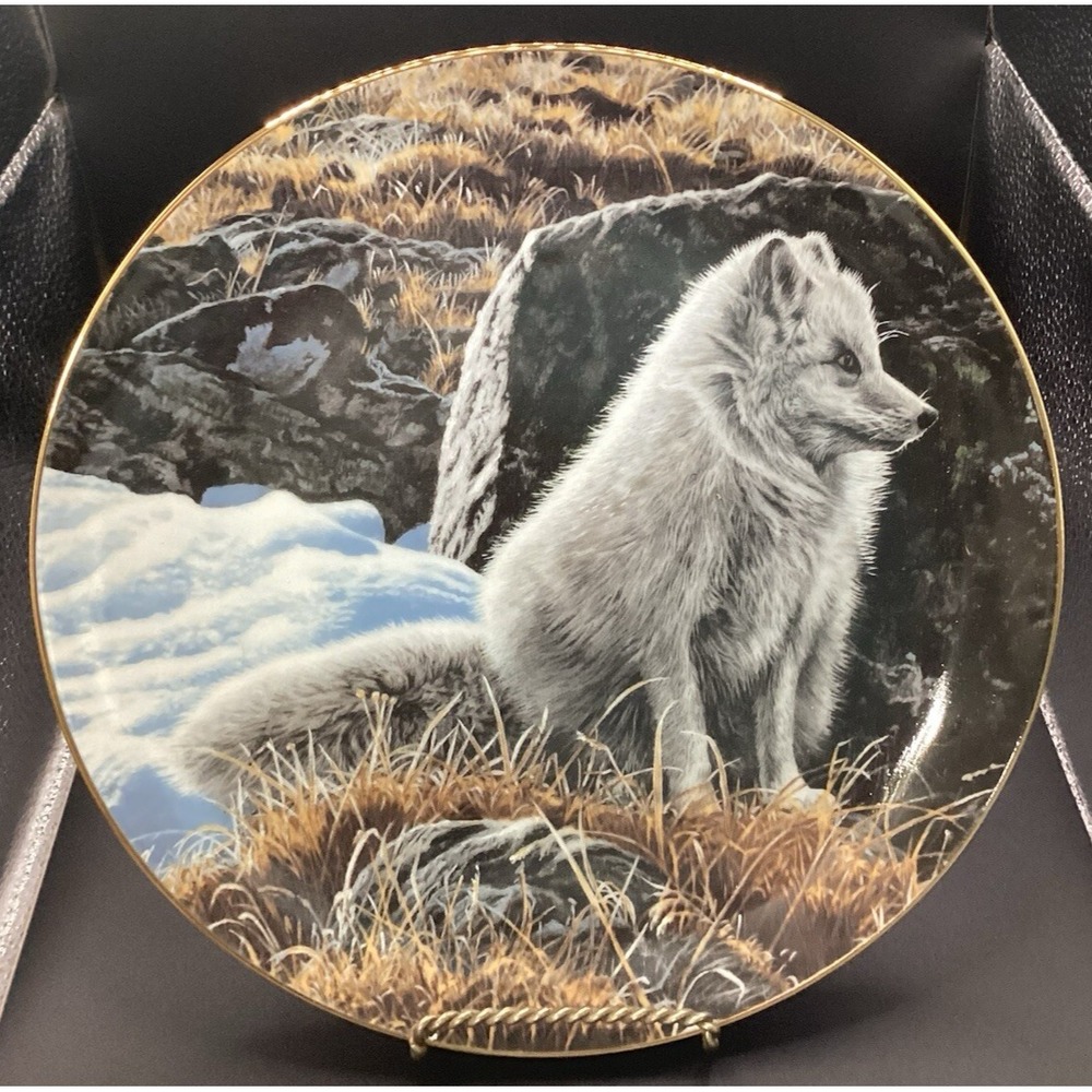 NORTHERN MORNING Collectors Plate Hamilton Collection Rare RS Parker Vintage